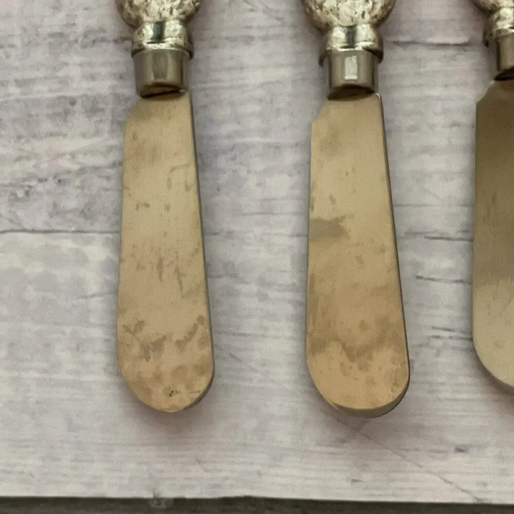Ganz Snowman Butter Appetizer‎ Cheese Spreader Knife Set Of 4 Christmas Winter